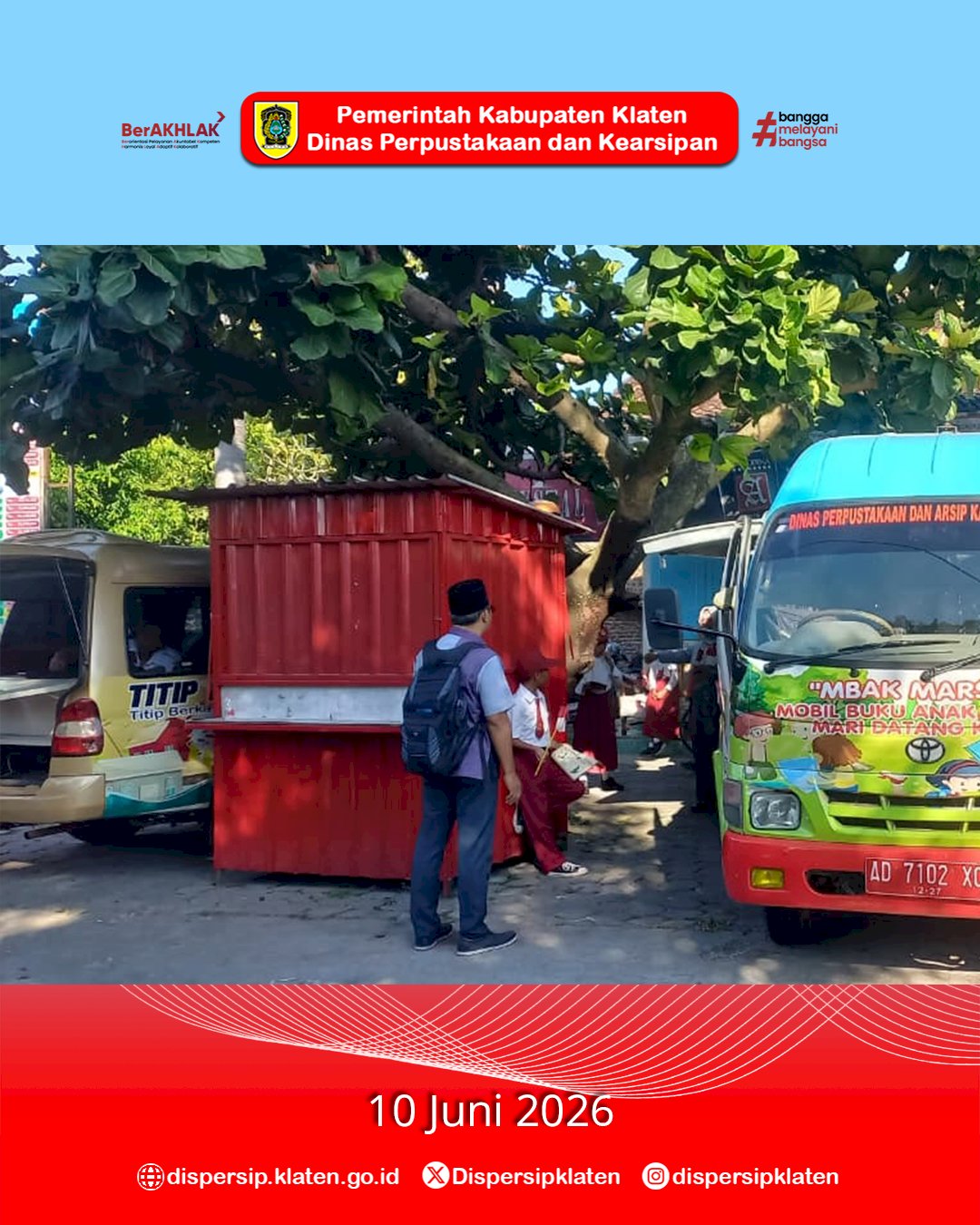 Mbak Marsini dan Titip Bandaku Layani Warga Desa Ceporan dalam Kegiatan Sambung Rasa Bupati Klaten