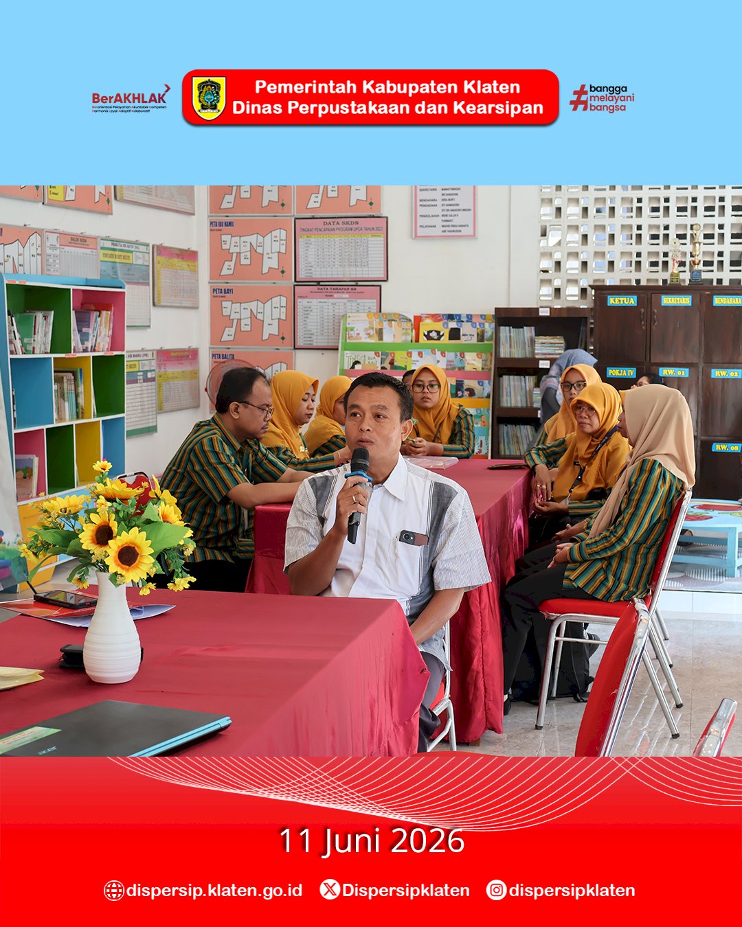 Visitasi Hari Ketiga Lomba Perpustakaan Desa/Kelurahan 2026, Tim Penilai Sambangi Desa Dlimas dan Belangwetan
