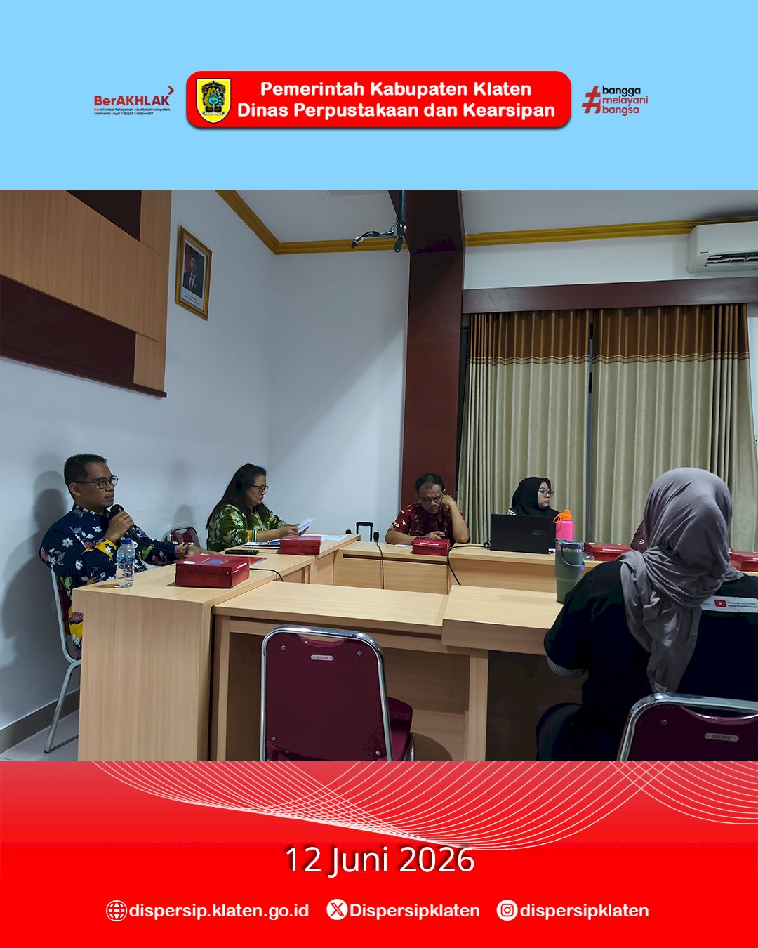 Dispersip Klaten Matangkan Persiapan Lomba Resensi Buku Kabupaten Klaten Tahun 2026