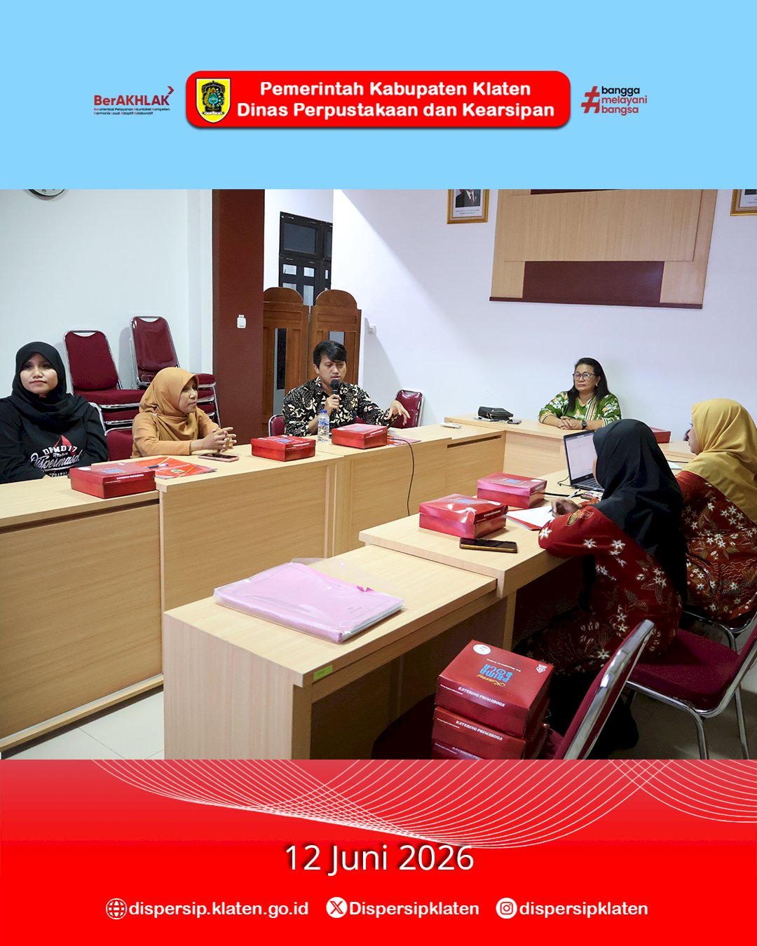 Rapat Penetapan Pemenang Lomba Perpustakaan Desa Terbaik Kabupaten Klaten Tahun 2026