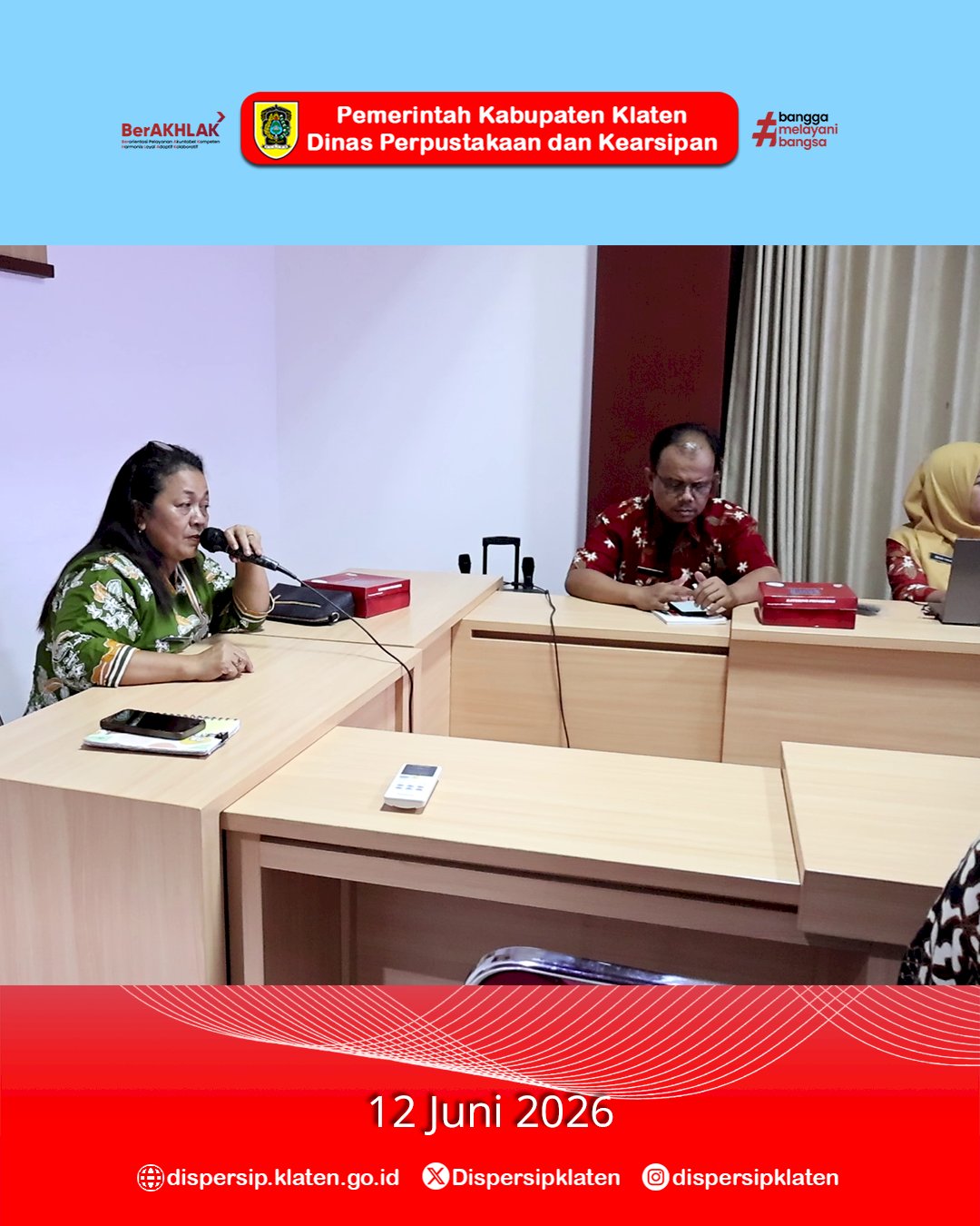 Rapat Penetapan Pemenang Lomba Perpustakaan Desa Terbaik Kabupaten Klaten Tahun 2026