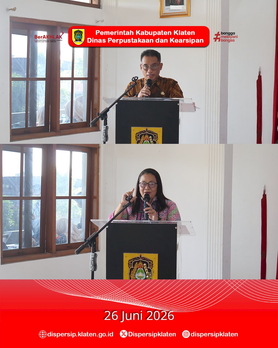 Dispersip Klaten Berikan Pembekalan Peserta Lomba Resensi Buku Tingkat SMP Sederajat Tahun 2026