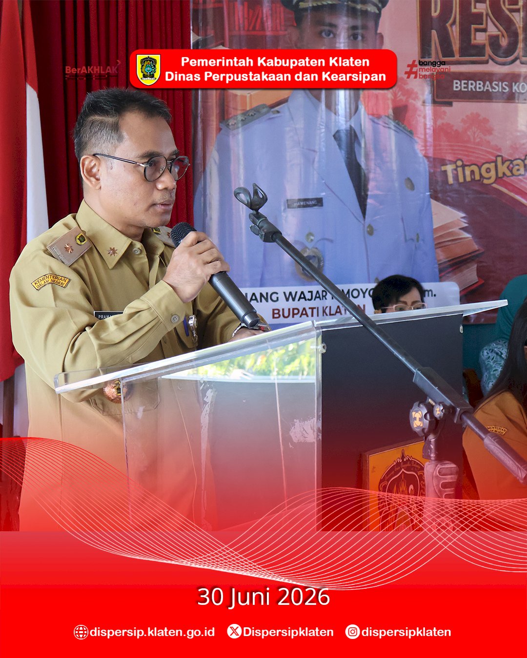 Asah Kemampuan Analisis, Dispersip Klaten Bekali Peserta Lomba Resensi Buku Tingkat SMA Sederajat Tahun 2026