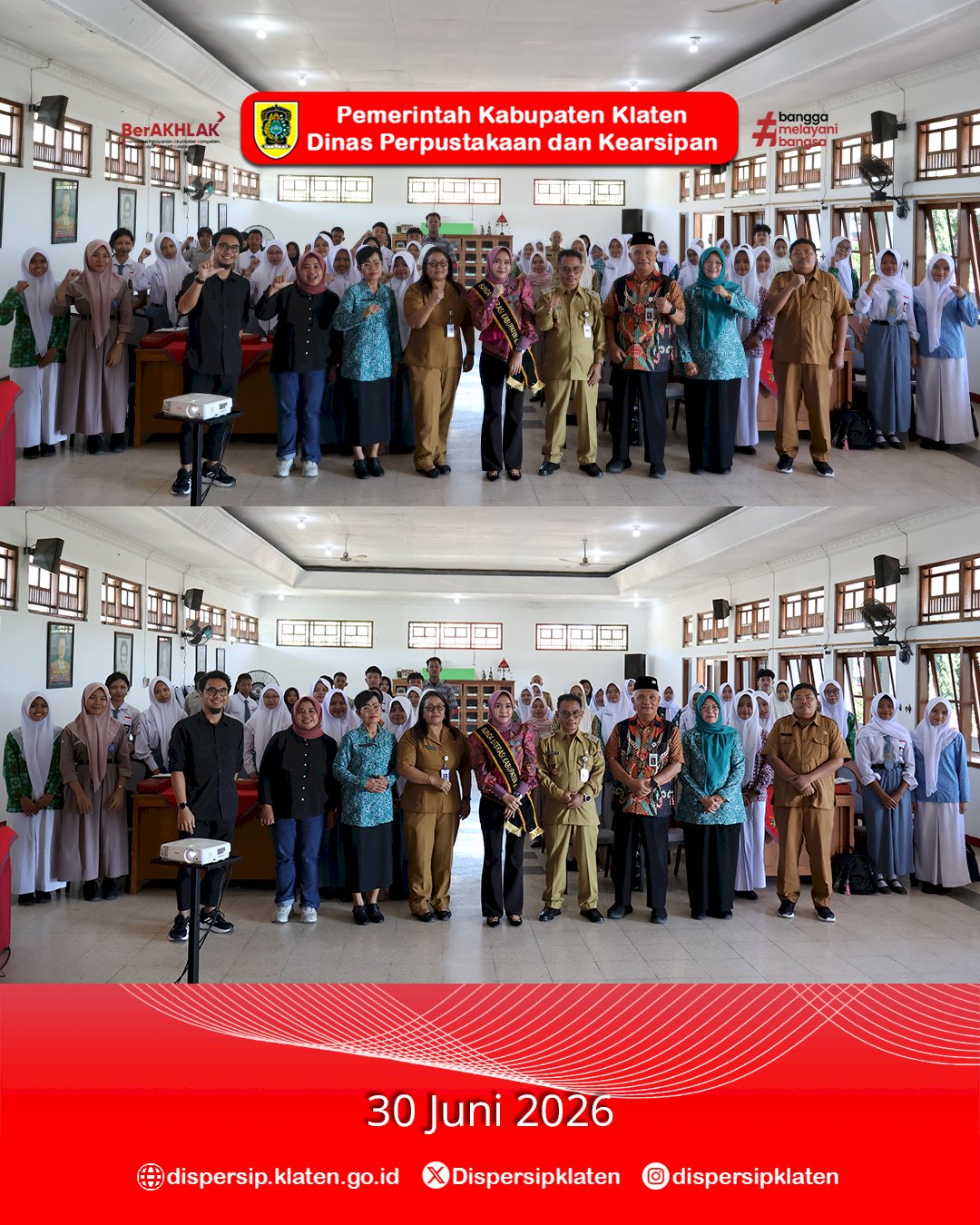 Asah Kemampuan Analisis, Dispersip Klaten Bekali Peserta Lomba Resensi Buku Tingkat SMA Sederajat Tahun 2026