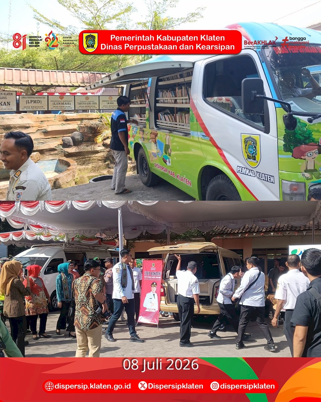Mbak Marsini dan Titip Bandaku Hadir di Sambung Rasa Bupati Desa Bawukan, Perluas Akses Literasi dan Arsip Digital