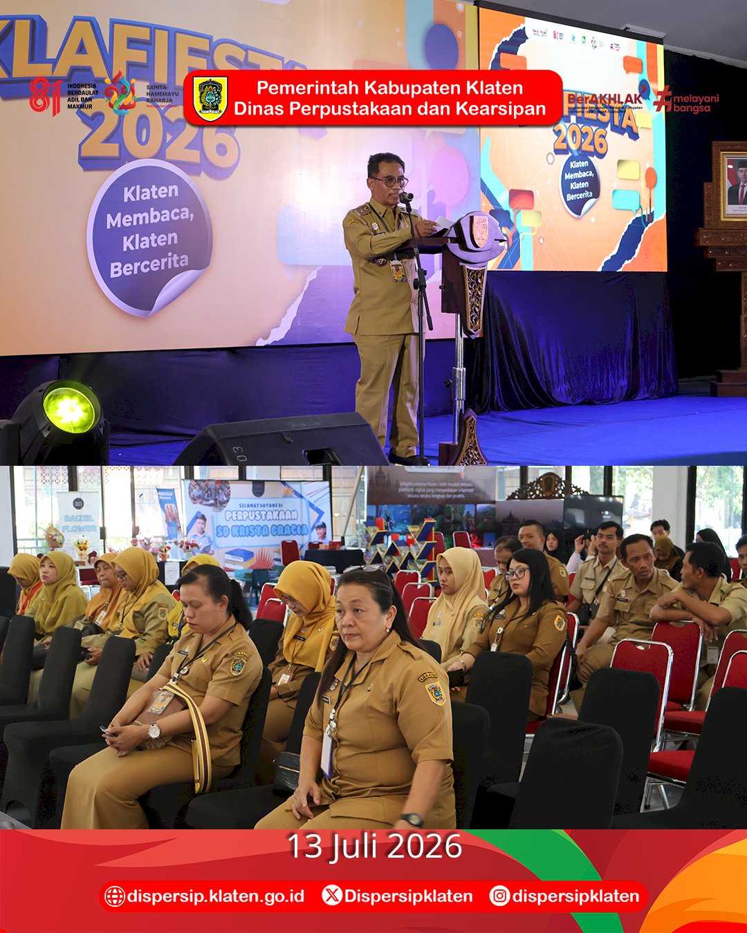 Soft Opening Klafiesta 2026 Dibuka, Hadirkan Ragam Stand Literasi dan UMKM