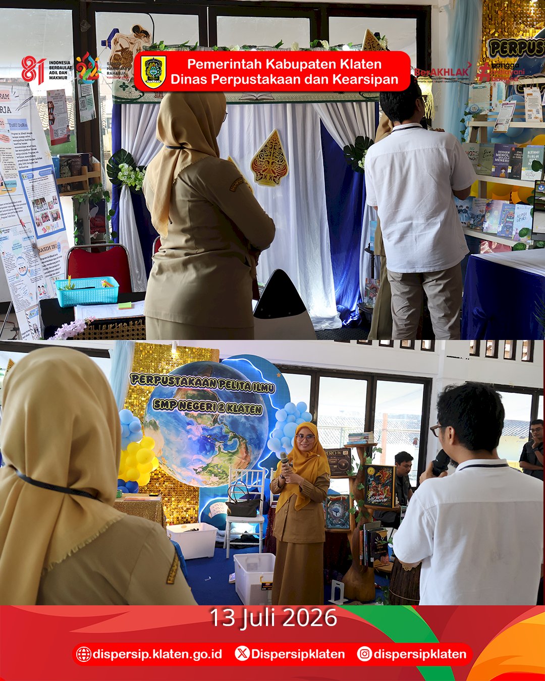 Soft Opening Klafiesta 2026 Dibuka, Hadirkan Ragam Stand Literasi dan UMKM