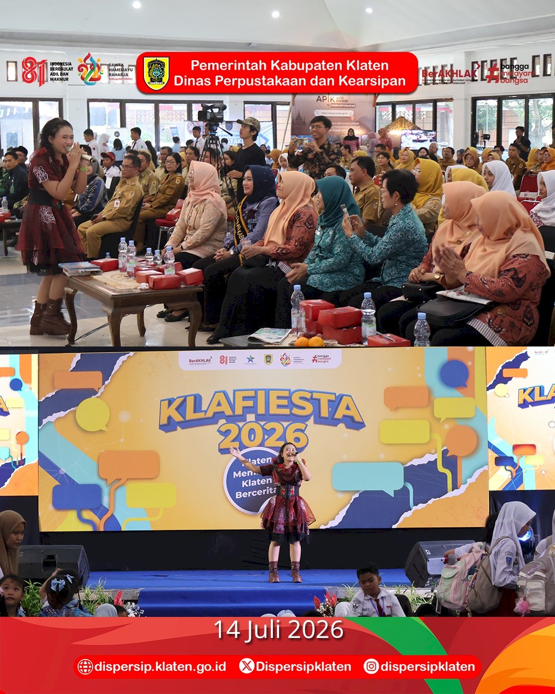 Klafiesta 2026 Tutup Rangkaian Festival dengan Klafiesta Talk dan Pentas Seni Inspiratif