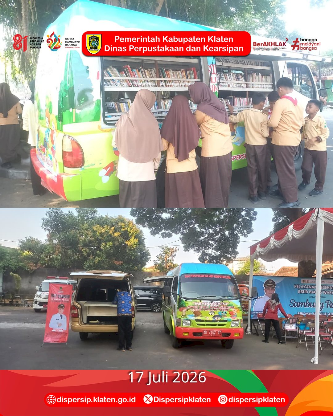 Mbak Marsini dan Titip Bandaku Hadir di Sambung Rasa Bupati Kelurahan Kabupaten