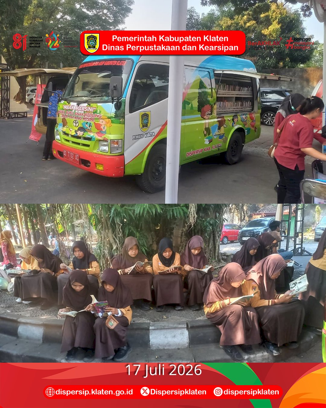 Mbak Marsini dan Titip Bandaku Hadir di Sambung Rasa Bupati Kelurahan Kabupaten
