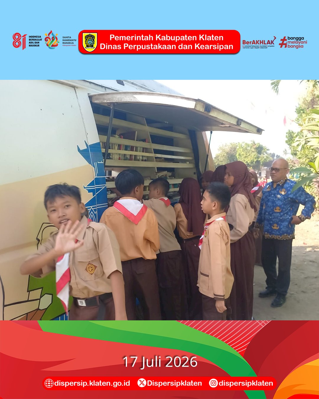 Mbak Marsini Hadir di SD Negeri 1 Taji, Prambanan, Dorong Minat Baca Siswa