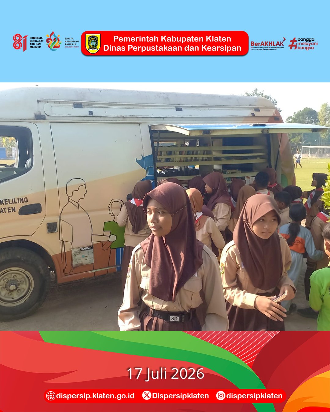 Mbak Marsini Hadir di SD Negeri 1 Taji, Prambanan, Dorong Minat Baca Siswa