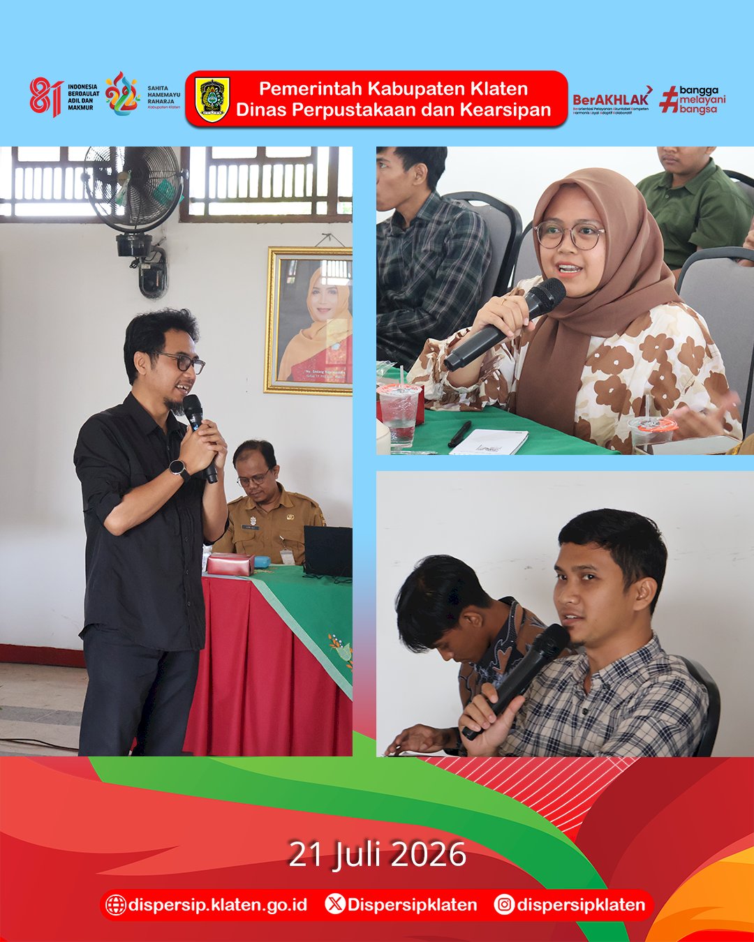 Menuju Karya Terbaik, 50 Peserta Seleksi Awal Lomba Video Konten Literasi Ikuti Pembekalan