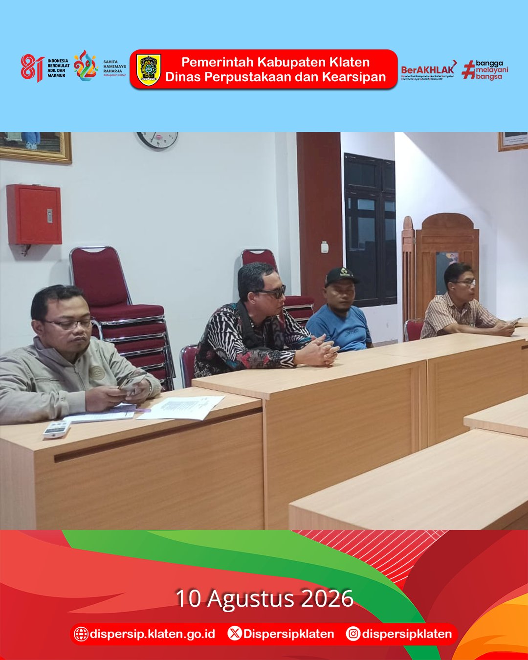 Penilaian Aksesibilitas di Dispersip Klaten, Dorong Layanan Publik yang Inklusif