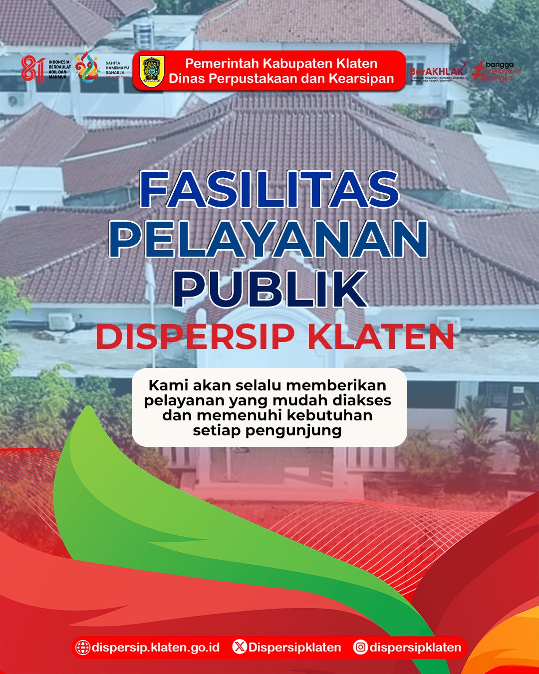 Fasilitas Pelayanan Publik Dispersip Klaten