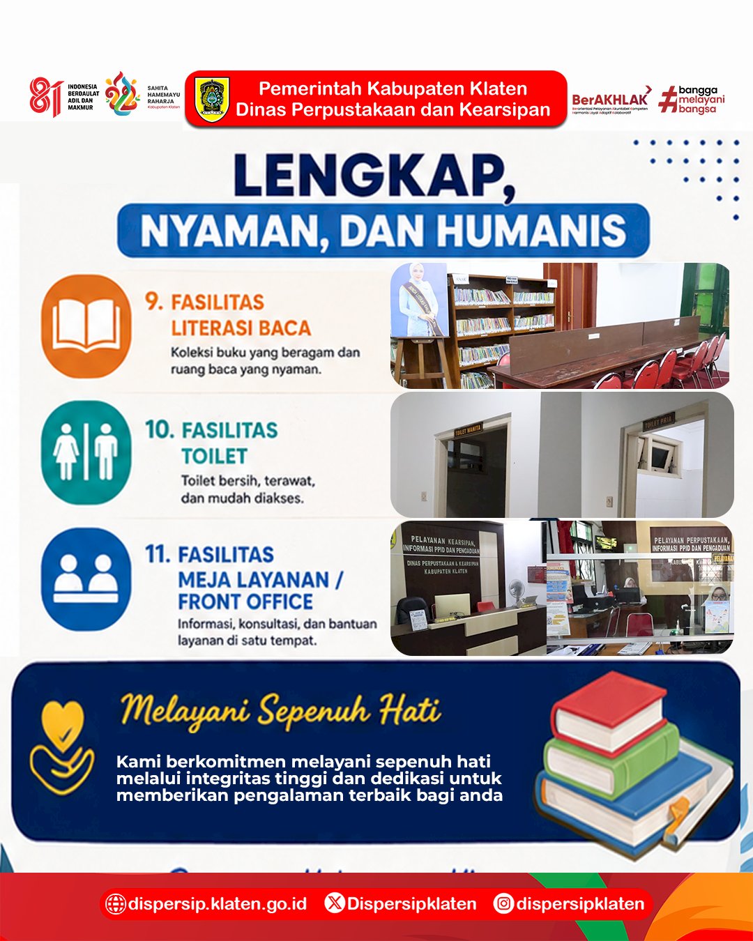 Fasilitas Pelayanan Publik Dispersip Klaten