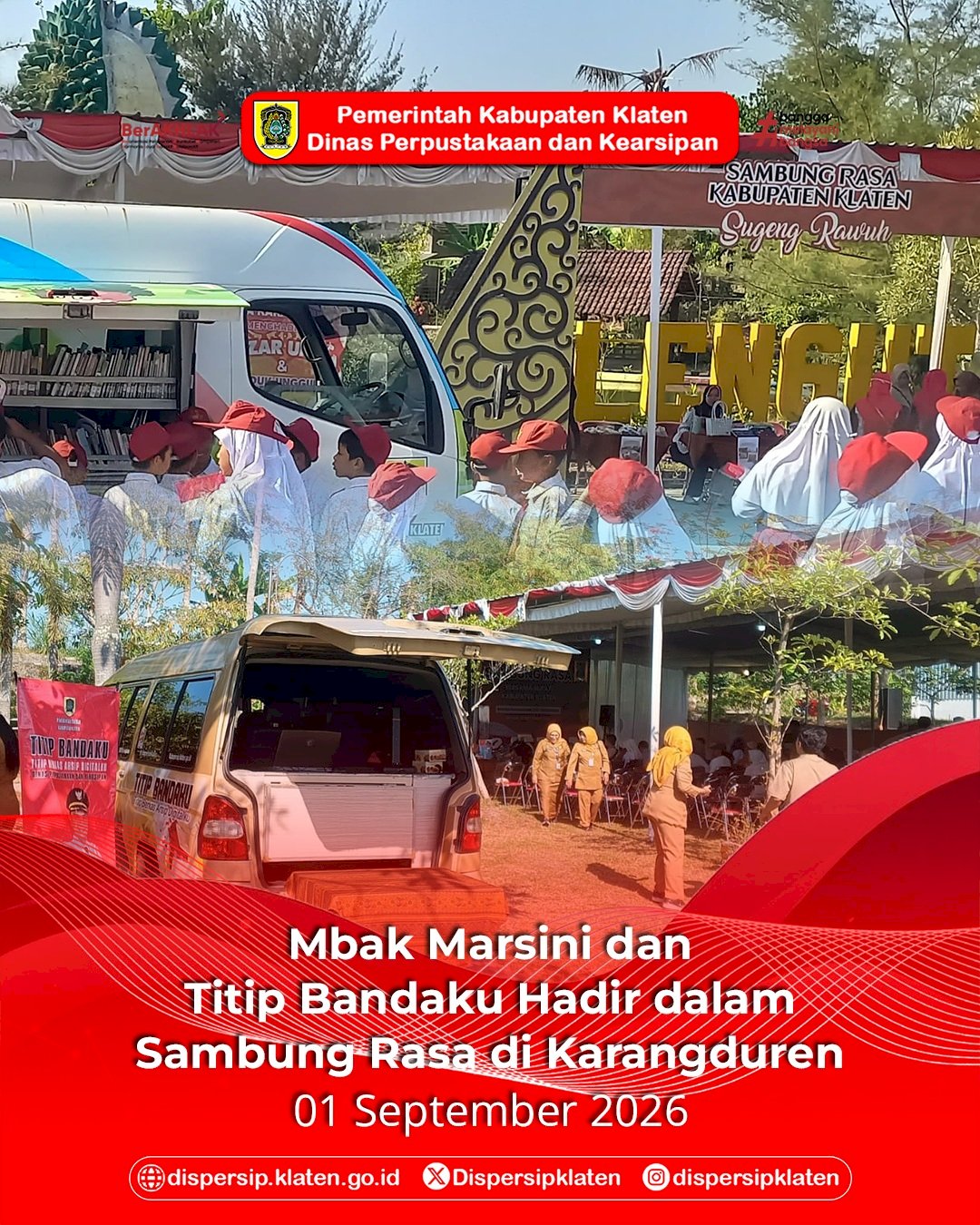 Mbak Marsini dan Titip Bandaku Hadir dalam Sambung Rasa di Karangduren