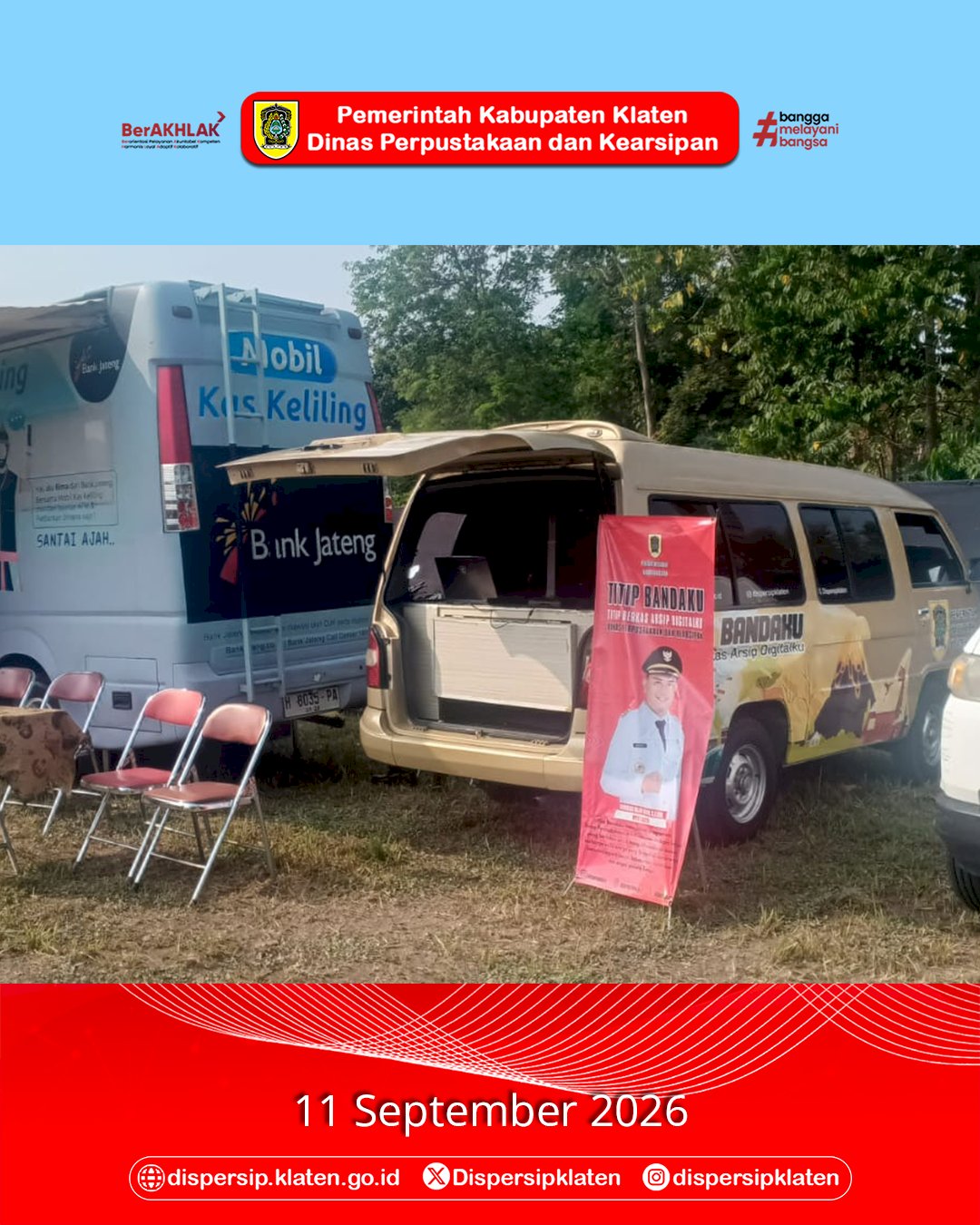 Dispersip Hadirkan Layanan Mbak Marsini dan Titip Bandaku dalam Sambung Rasa Bupati Klaten di Jurangjero
