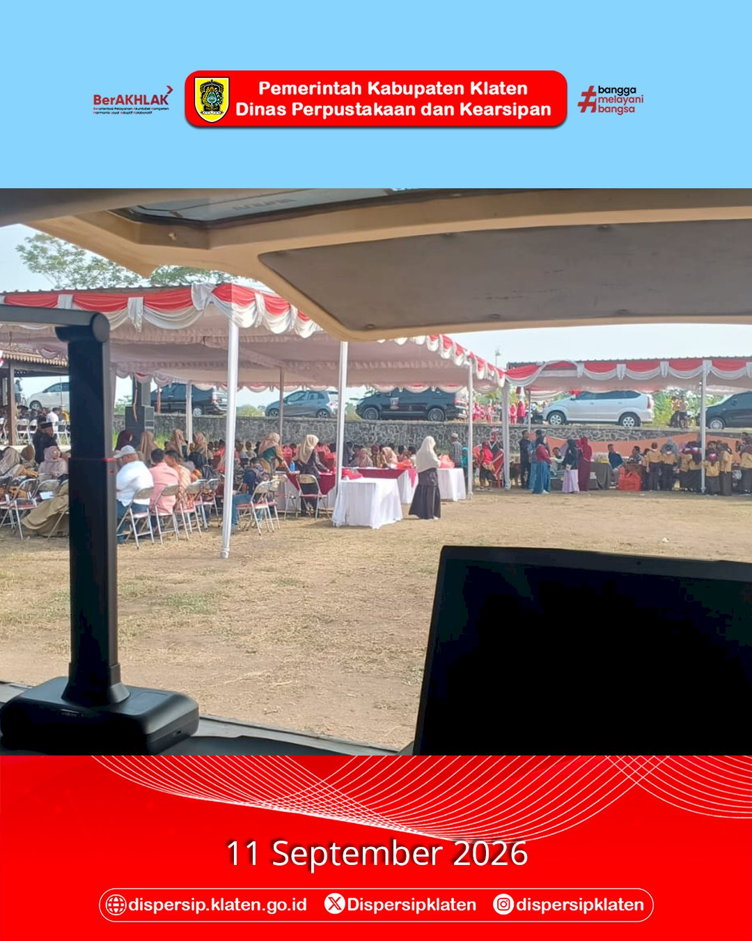 Dispersip Hadirkan Layanan Mbak Marsini dan Titip Bandaku dalam Sambung Rasa Bupati Klaten di Jurangjero