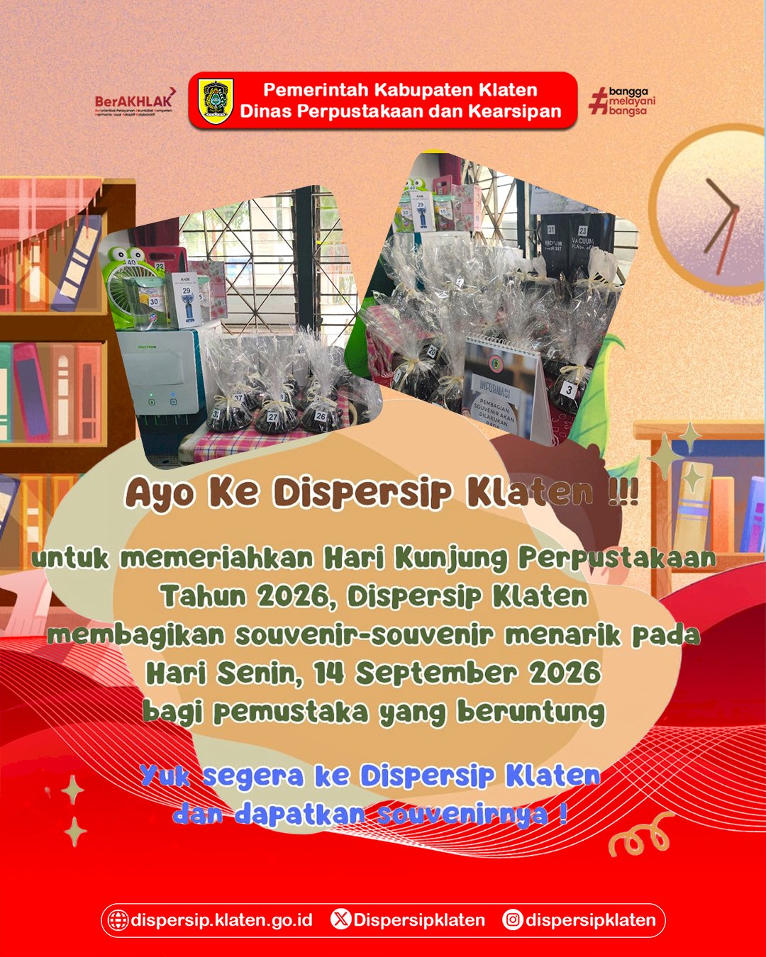 Selamat Hari Kunjung Perpustakaan, 14 September 2026