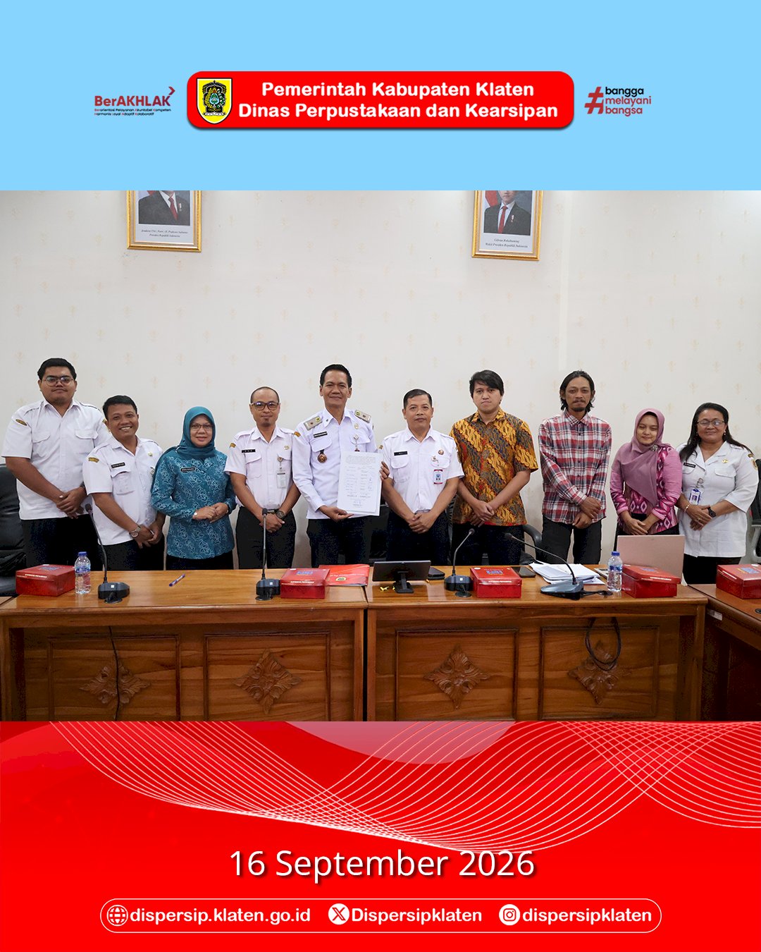 Menuju Pelayanan yang Lebih Baik, Dispersip Klaten Gelar Forum Konsultasi Publik 2026