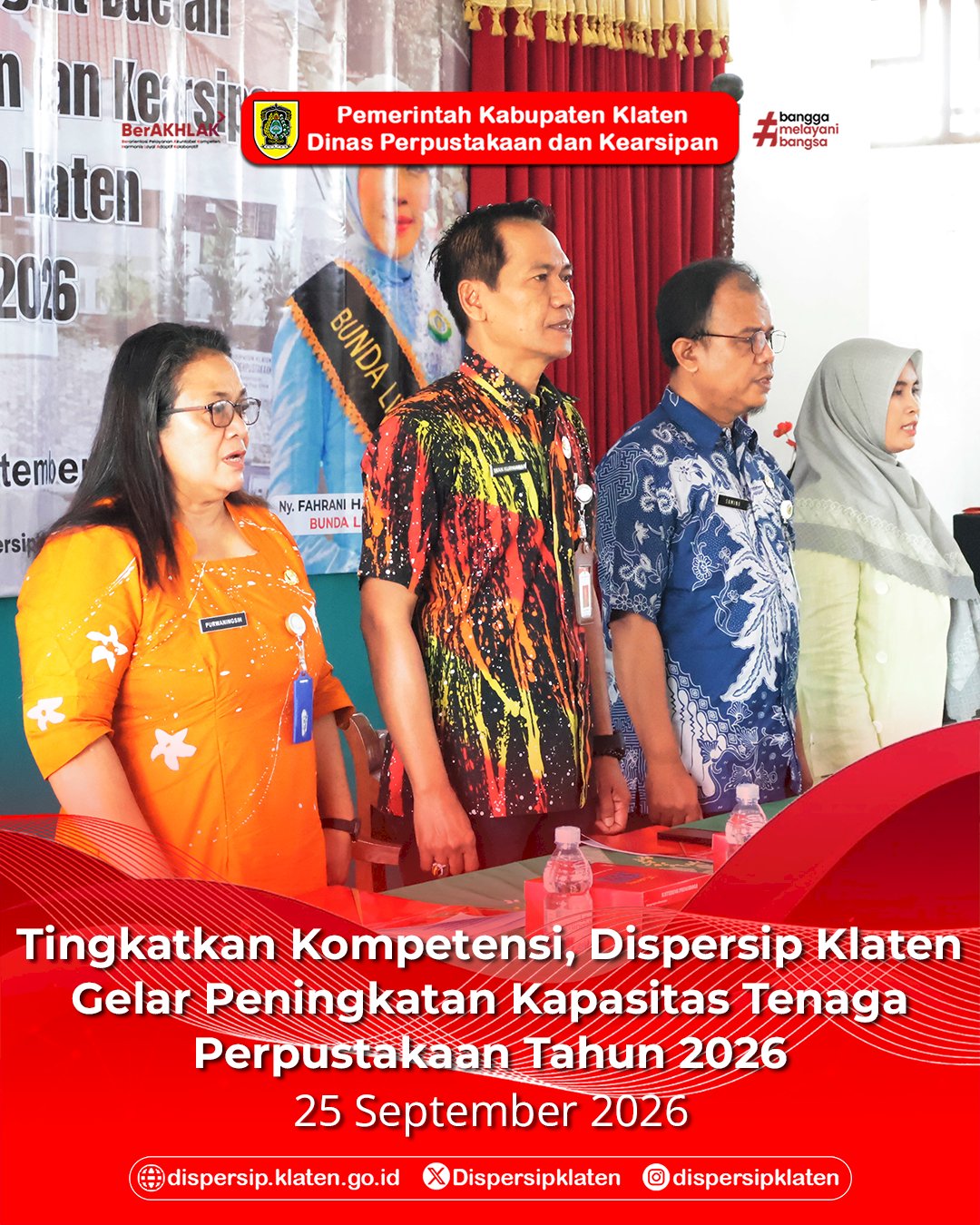 Tingkatkan Kompetensi, Dispersip Klaten Gelar Peningkatan Kapasitas Tenaga Perpustakaan Tahun 2026