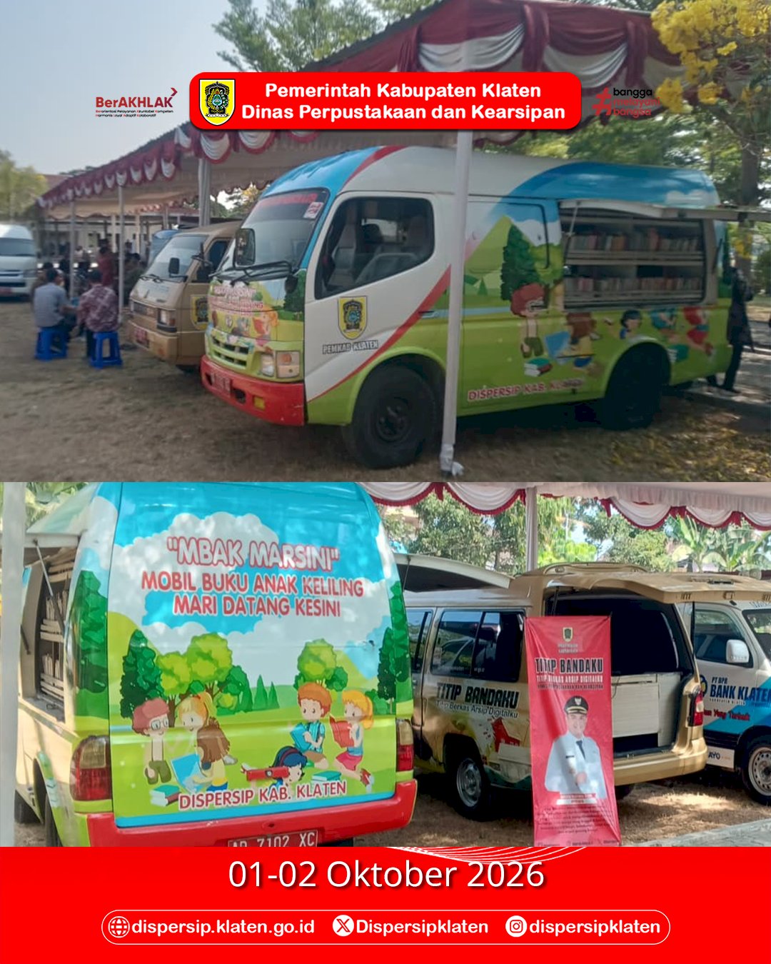 Mbak Marsini dan Titip Bandaku Hadir Meriahkan Sambung Rasa Bupati Klaten di Cawas dan Kalikotes