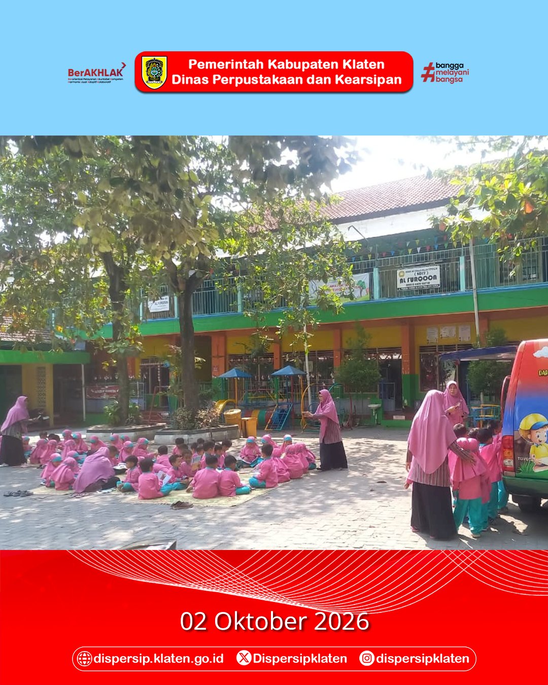Mbak Marsini Hadir di PAUD Al Furqoon, Ajak Anak Kenal Literasi dan Numerasi