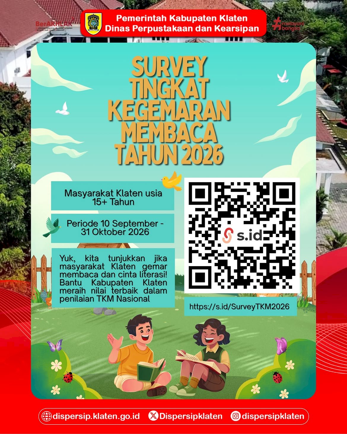 Survei Tingkat Kegemaran Membaca (TKM) 2026
