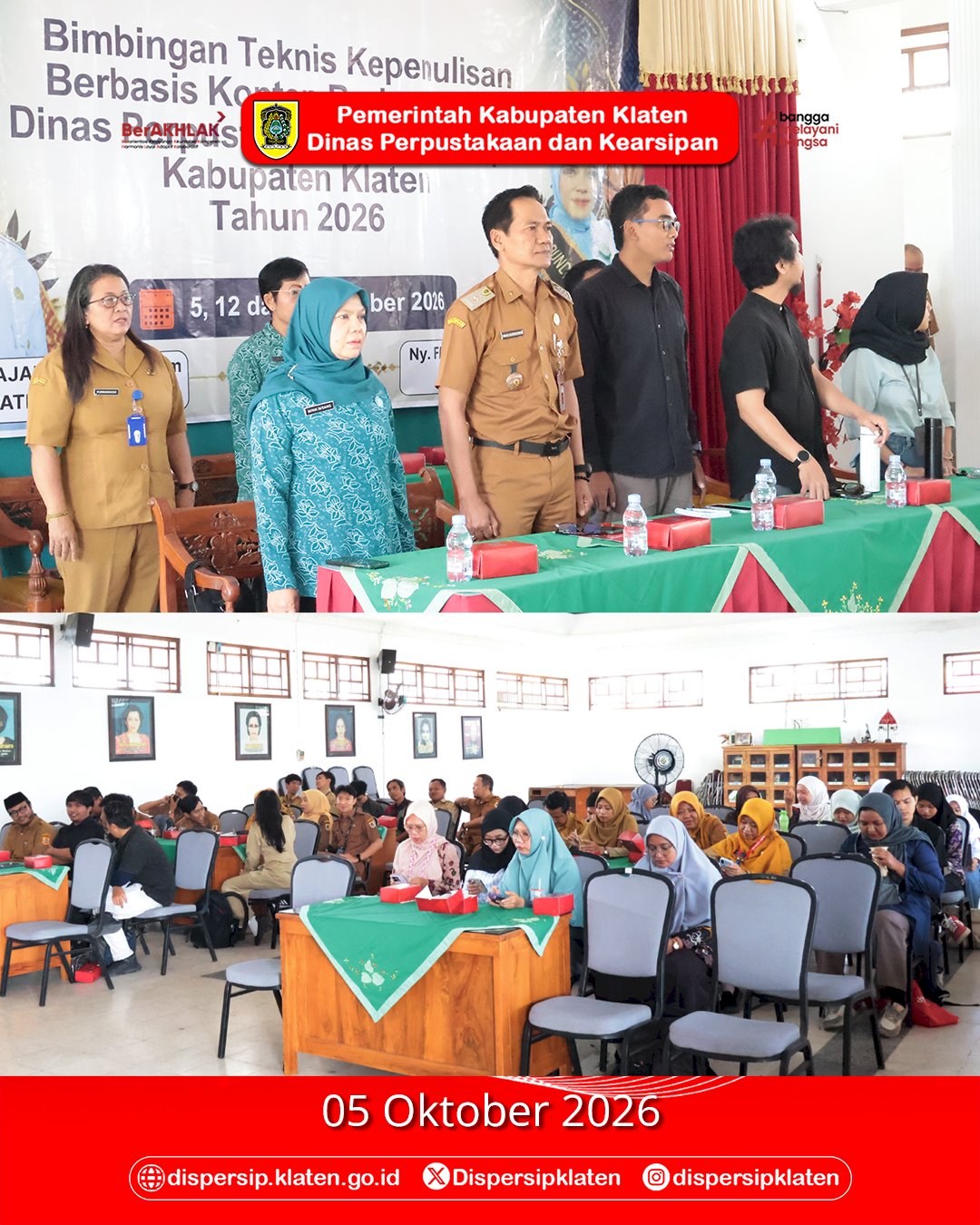 Bimtek Kepenulisan Berbasis Konten Budaya Lokal Tahap I, Dorong Peserta Kenali dan Angkat Potensi Klaten