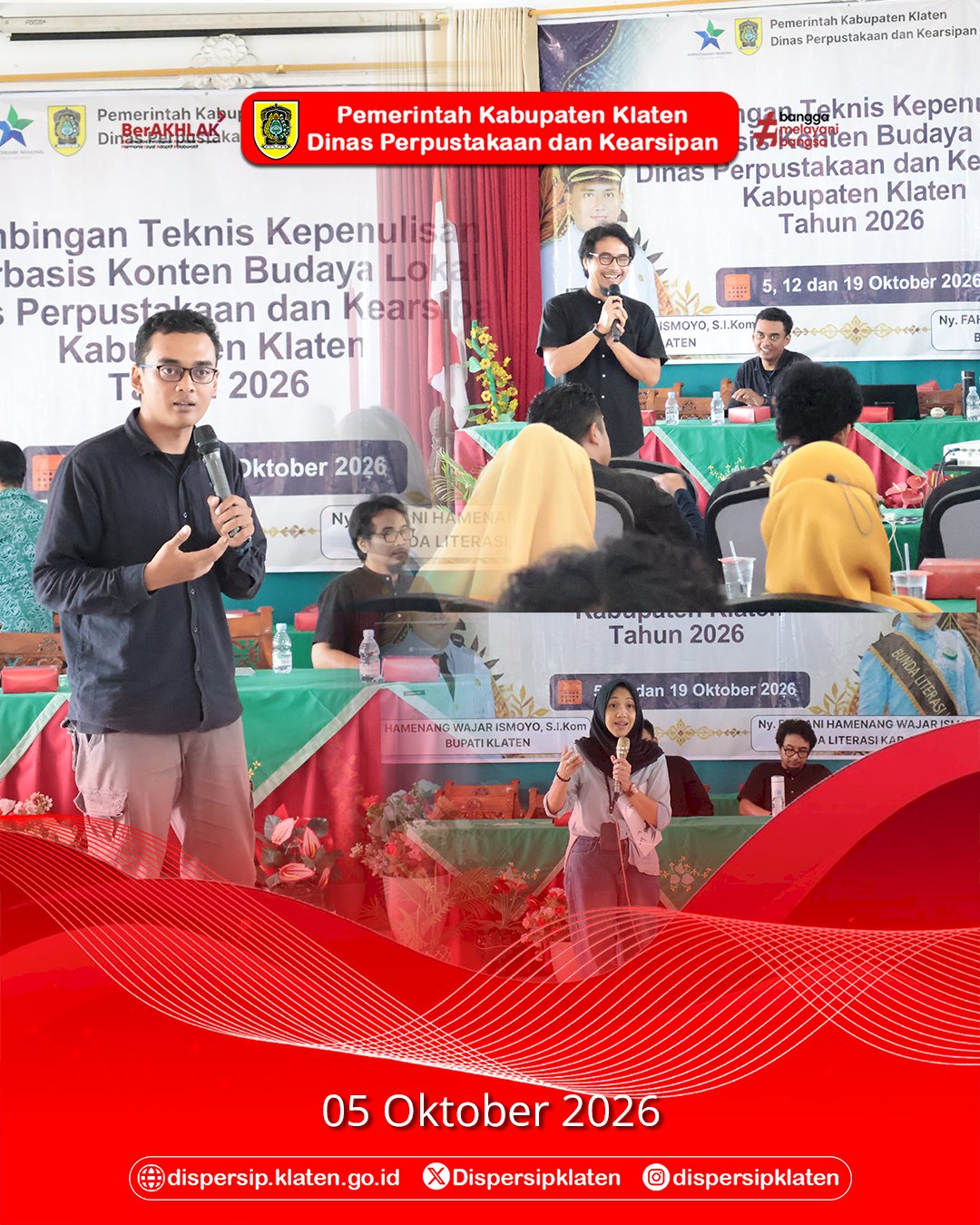Bimtek Kepenulisan Berbasis Konten Budaya Lokal Tahap I, Dorong Peserta Kenali dan Angkat Potensi Klaten
